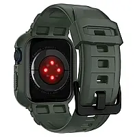 Чохол з ремінцем Spigen Rugged Armor Pro для Apple Watch 40/41 Series 8/7/6/5/4 у кольорі Хакі, фото 4