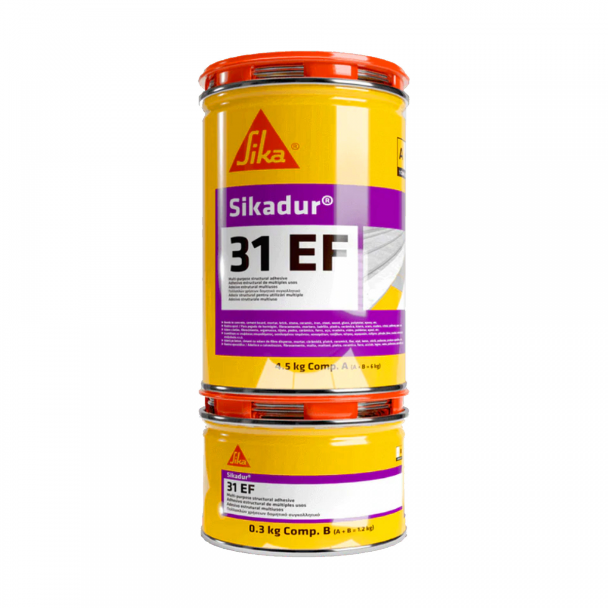 Клей двокомпонентний епоксидний Sika Sikadur-31 EF (AB) 6 кг