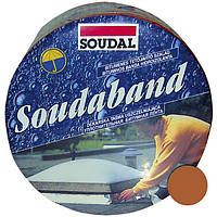 Стрічка бітумна 7.5 см × 10 м SOUDABAND SOUDAL, колір теракотовий