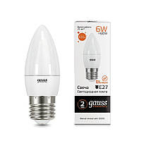 Лампа LED Свеча 6W E27 420lm 3000K, 33216