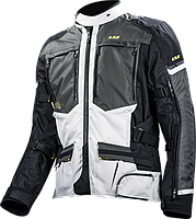 LS2 Norway Man Jacket Black Grey Yellow (L)