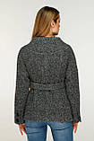 Жіноче стильне коротке пальто В-753 тон 13, розмір 50, фото 2