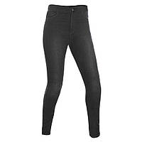 Мото джинси жіночі Oxford Super Jegging WS Black (Короткі, 12)