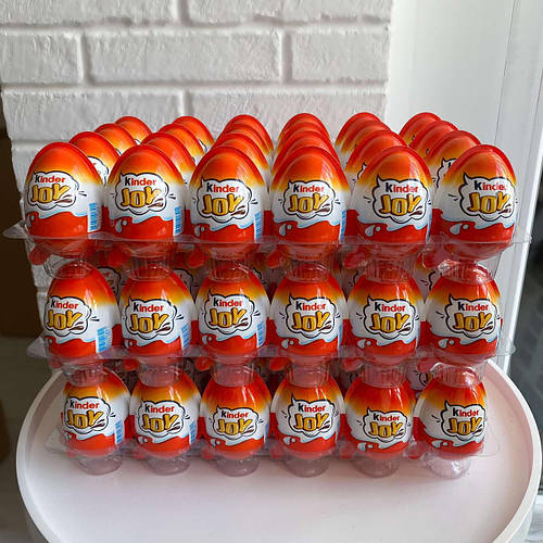 Купить Блок яиц киндер сюрприз джой kinder joy 72 шт, цена 2592 ...