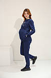 Спортивний костюм для вагітних та годуючих Pregnant Style Airolove 44 темно-синій., фото 3