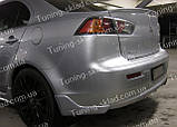 Спойлер Mitsubishi Lancer X (спийлер на кришку багажника Мітсубісі Лансер 10), фото 4