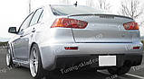 Спойлер Mitsubishi Lancer X (спийлер на кришку багажника Мітсубісі Лансер 10), фото 8