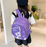 Рюкзак для дівчинки дошкільний у садок із зайчиком, фото 3