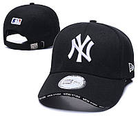 Бейсболка NY New Era котон цвет черный