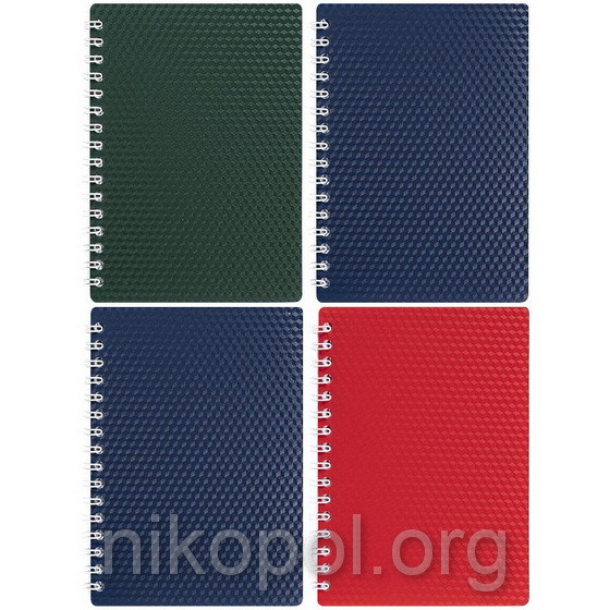 Блокнот А6 на спіралі (пружині) "Diamond", 80 аркушів, фото 1