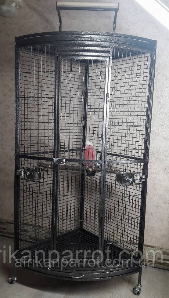 Кутовий вольєр 63×94×195