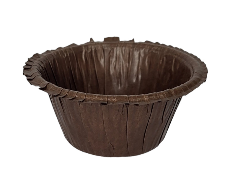 Тарталетки паперові для кексів, капкейків з УСИЛЬчиком Коричневі 50*35 см, фото 1