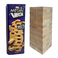 Настольная игра Экстремальная вега Vega (Vega). Версия игры Дженга (Jenga) дерево Danko Toys (G-MV-01U)