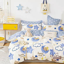 Дитячі комплекти постільної білизни в ліжечко з натуральної тканини Сатін Твіл (бавовна 100%)