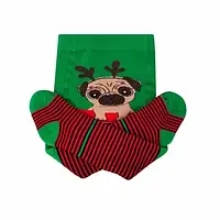 Колготки дитячі зимові махрові 86-92 ТМ "Дюна" / Duna / 4943-1988-зелений