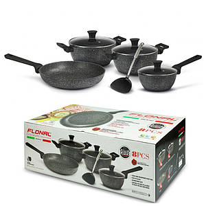 Набір кухонного посуду Flonal Pietra Lavica (8 пр.)