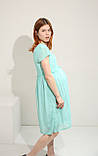 Сукня для вагітних з поясом Pregnant Style М'ята 44 Зелений, фото 3