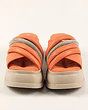 Шльопанці на платформі Evromoda 447414 38 жовтогарячі шкіра 36, фото 6