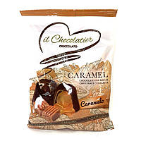 Цукерки молочний шоколад з кремом зі смаком карамелі. Без глютену il Chocolatier (Іспанія) Вага: 150г