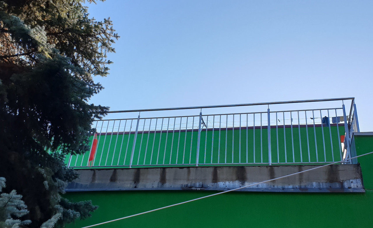 Огородження балконів сходів з нержавіючої сталі, 4 ригеля, фото 1