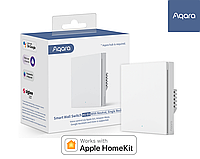 Вимикач Aqara Smart Wall Switch H1 EU With Neutral Zigbee 3.0 Apple HomeKit EU Global (з нульовою лінією)