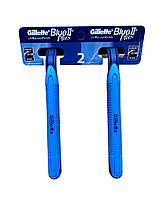 Одноразовый станок для бритья Gillette Blue ІІ Plus alo+v.E мужской 2 шт