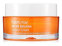Витаминный крем для лица от морщин FarmStay DR.V8 Solution Vitamin Cream, 50мл (8809624723638)