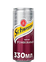 Напиток газированный Schweppes Romegranate 330мл ж/б