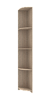 Угловой элемент для шкафа купе Сити Лайт Doros Дуб сонома 45х30х225h (240159)