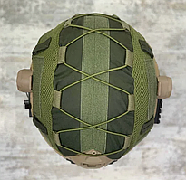 Чохол, кавер на каску типу Фаст FAST, Mich Міч, олива, НГУ