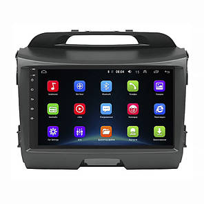 Штатна магнітола Lesko для Kia Sportage III Рестайлінг 2014-2016 екран 9" 2/32Gb/ Wi-Fi Base GPS Android, фото 3