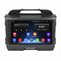 Штатная магнитола Lesko для Kia Sportage III 2010-2014 экран 9" 2/32Gb/ Wi-Fi Optima GPS Android киа