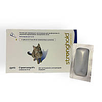 Стронгхолд (Stronghold) 6% 45 мг для кошек весом 2,6-7,5 кг, пипетка х 0,75 мл