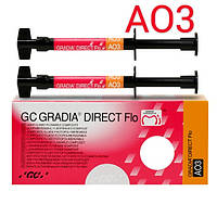 Gradia Direct Flo AO3 ( Градия Директ Фло АО3 ) 2х1,5 г многоцелевой светоотверждаемый композит GC