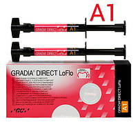 Gradia Direct LoFlo A1 ( Градия Директ ЛоФло А1 ) 2х1,5 г многоцелевой светоотверждаемый композит GC