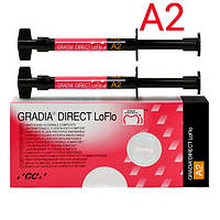 Gradia Direct LoFlo A2 ( Градия Директ ЛоФло А2 ) 2х1,5 г многоцелевой светоотверждаемый композит GC