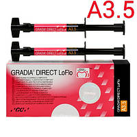 Gradia Direct LoFlo A3.5 ( Градия Директ ЛоФло А3.5 ) 2х1,5 г многоцелевой светоотверждаемый композит GC