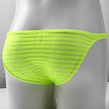 Смугасті прозорі чоловічі плавки KIANU M-L L-XL, фото 3