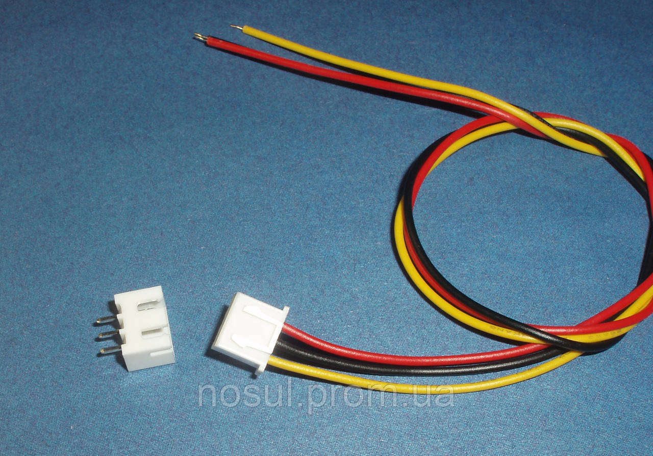 JST XH 3 pin 2S (шаг 2.54 мм) разъем папа+мама кабель 15 см (iMAX B6 7.4v LiPo для балансировки Turnigy Accuc - фото 2 - id-p192339773
