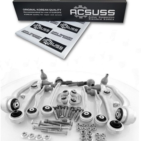 Комплект Посилених важелів підвіски Skoda Superb I (3U4) (2001-08). Палець 16 мм. КОРЕЯ Acsuss! 4B0407151 , 1160500087/HD, фото 1