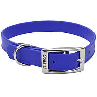 Coastal Fashion Waterproof Dog Collar КОСТАЛ биотановый ошейник для собак Синий | 1.9х43см