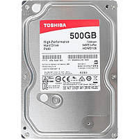 Накопичувач HDD SATA 500GB Toshiba P300 7200rpm 64MB (HDWD105UZSVA)