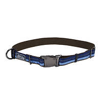 Coastal K9 Explorer Collar КОСТАЛ К9 ЭКСПЛОРЕР светоотражающий ошейник для собак 2.5х30-46см Сапфировый