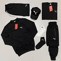 Набір Puma 7в1 світшот-штані-футболка-шорти-кепка-2пари шкарпетки