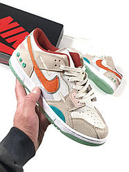 Чоловічі кросівки Nike SB Dunk Low Scrap Beige Orange