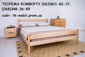 Ліжко дерев'яне з підніжжям Лікерія 180х200