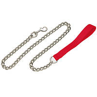 Coastal Titan Chain Dog Leash КОСТАЛ ПОВОДОК-ЦЕПОЧКА для собак звено 2 мм красный | 0.6см x 1.2м