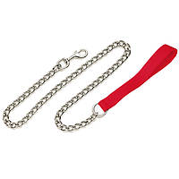 Coastal Titan Chain Dog Leash КОСТАЛ ПОВОДОК-ЦЕПОЧКА для собак звено 4 мм красный | 1.3см x 1.2м