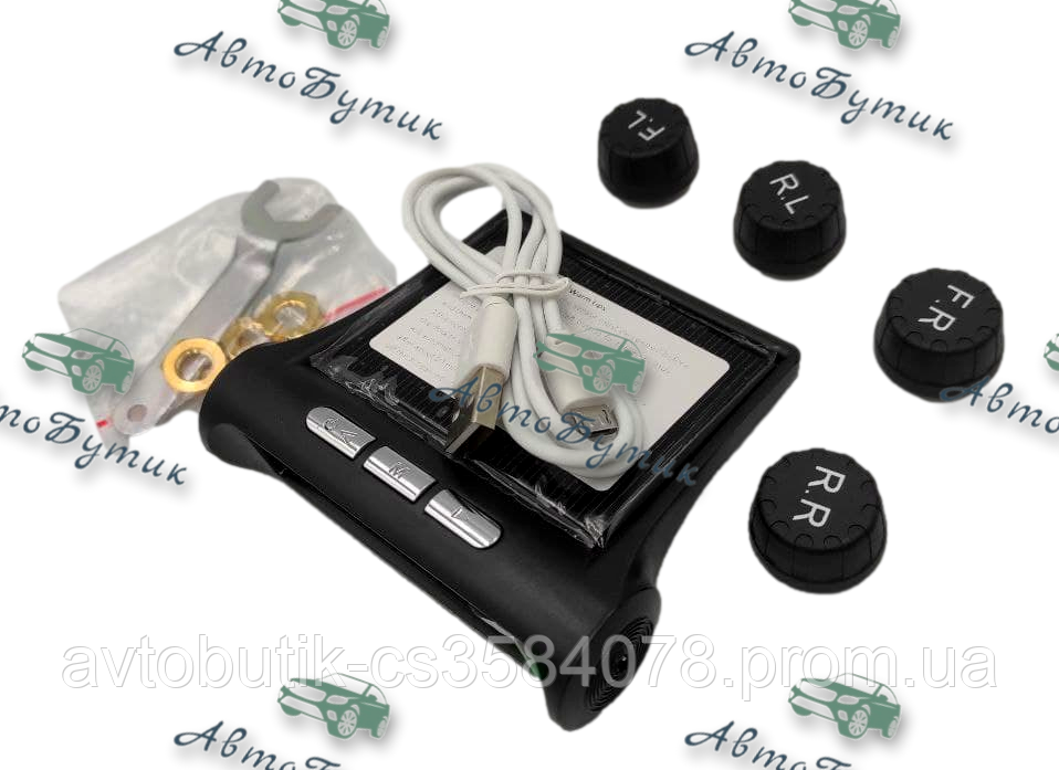 Система контролю тиску в шинах TPMS РК зовнішні датчики, фото 1