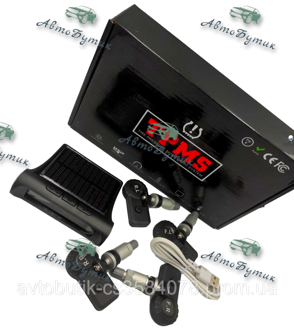 Система контроля давления в шинах TPMS ЖК  внутренние датчики, фото 1